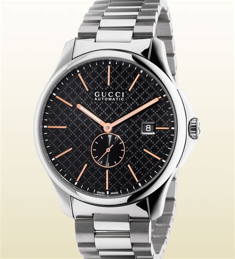 gucci g-timeless stainless steel automatic watch